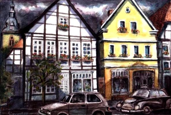 Ferienwohnungen Cafe Cup Detmold Ngoại thất bức ảnh